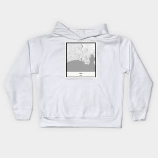 Map of Nice - France Kids Hoodie